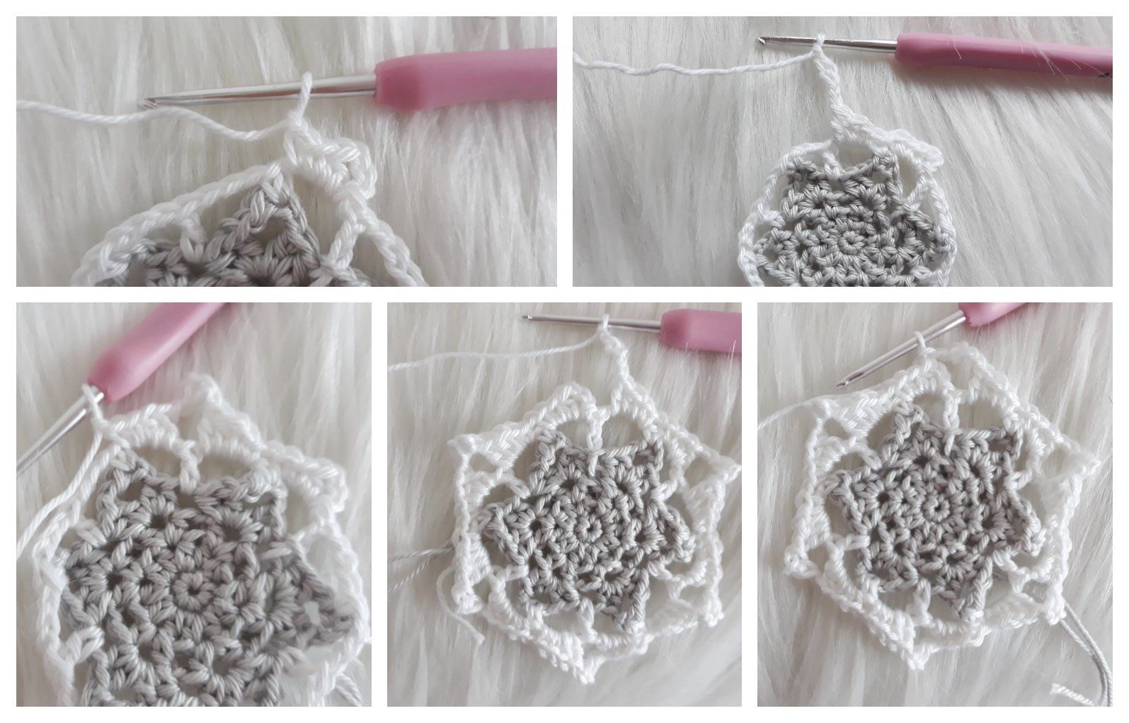 Blog-Inhaltsbild für 'Sternentischdecke, kostenlose Häkelanleitung'